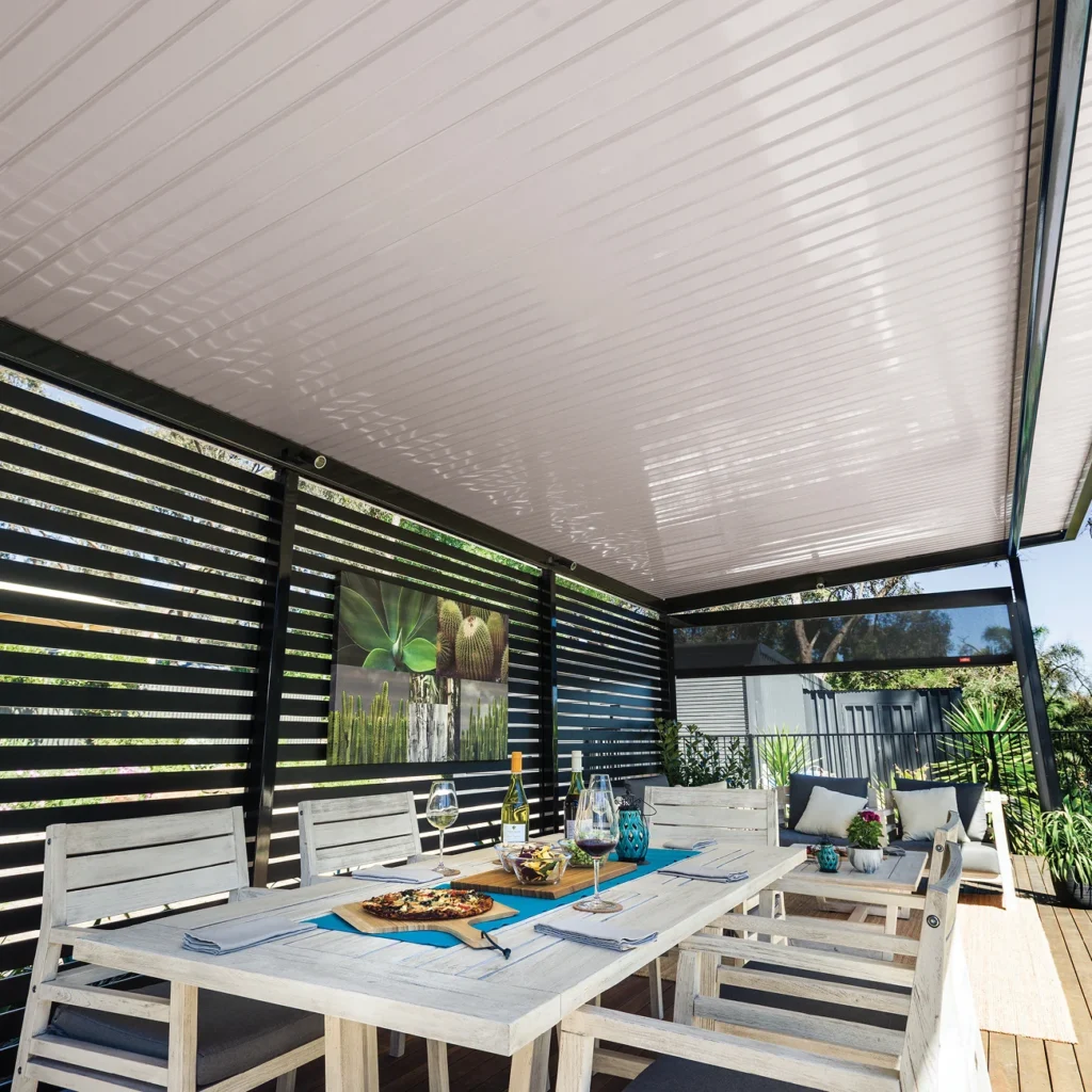 Waikato Shade Solutions team installing a custom shade system.