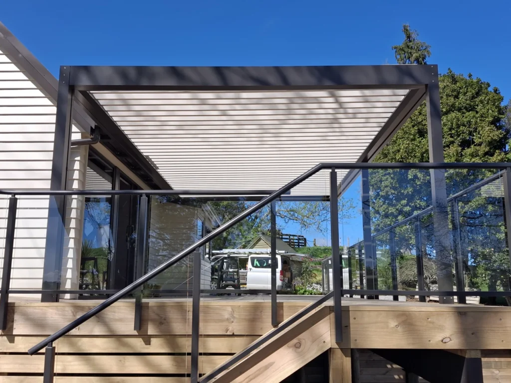 Custom shade solution designed to suit the space.
